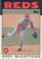 1986 Topps Baseball Cards      133     Andy McGaffigan